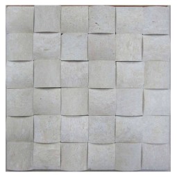 Travertine 3D 50-15M Мозаика из травертина Философия мозаики 300x300 мм