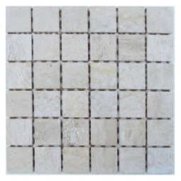 Travertine 48-7T Мозаика из травертина Философия мозаики 305x305 мм