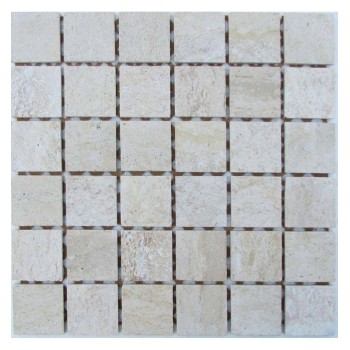 Travertine 48-7T Мозаика из травертина Философия мозаики 305x305 мм