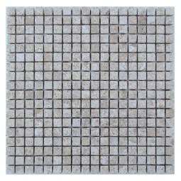 Travertine Latte 15-7T Мозаика из травертина Философия мозаики 305x305 мм