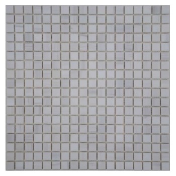 White Dolomite 15-6P (Турция) Мраморная мозаика Философия мозаики 305x305 мм