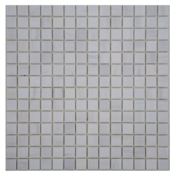 White Dolomite 20-6P (Турция) Мраморная мозаика Философия мозаики 305x305 мм