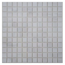 White Dolomite 23-6P (Турция) Мраморная мозаика Философия мозаики 305x305 мм