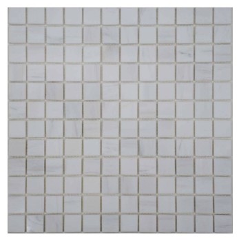 White Dolomite 23-6P (Турция) Мраморная мозаика Философия мозаики 305x305 мм