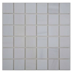White Dolomite 48-6P (Турция) Мраморная мозаика Философия мозаики 305x305 мм