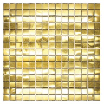 GMC01-20  Стеклянная мозаика и имитацией золота Философия мозаики 305x305 мм