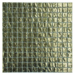 Gold Brick 20 Стеклянная мозаика Философия мозаики 300x300 мм