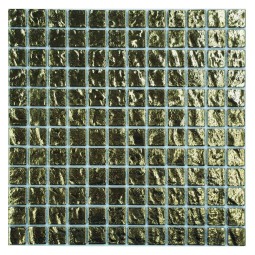 Gold Brick 23 Стеклянная мозаика Философия мозаики 300x300 мм