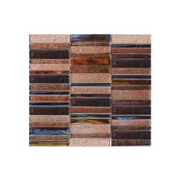 H1002 Мозаика из стекла и металла Философия мозаики 300x307 мм