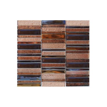 H1002 Мозаика из стекла и металла Философия мозаики 300x307 мм