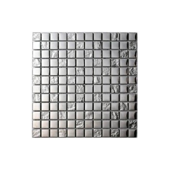 Luxury Silver 23 Стеклянная мозаика Философия мозаики 300x300 мм