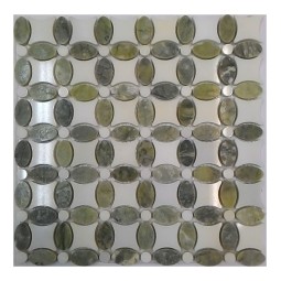 Camilla 1 Мраморная мозаика Философия мозаики 305x305 мм