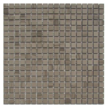 Athens Grey 15-4P Мраморная мозаика Философия мозаики 305x305 мм