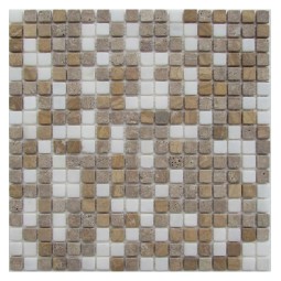 Gobi 15-4T Мраморная мозаика Философия мозаики 300x300 мм