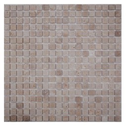 Light Travertine 15-4T  Мозаика из травертина Философия мозаики 305x305 мм