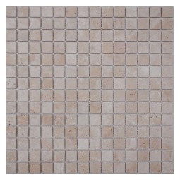 Light Travertine 20-4T  Мозаика из травертина Философия мозаики 305x305 мм