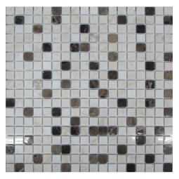 Mix Cream 15-4P Мраморная мозаика Философия мозаики 305x305 мм