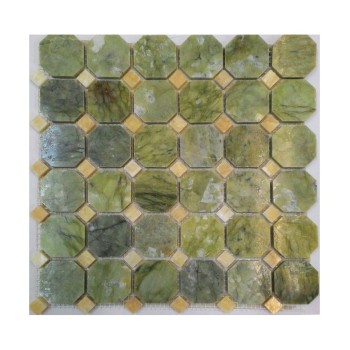 M068+M073-BP Мраморная мозаика Философия мозаики 305x305 мм