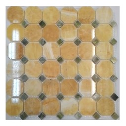 M073+M068-BP Мраморная мозаика Философия мозаики 305x305 мм