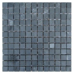 Slate Black 23 Мозаика из сланца Философия мозаики 305x305 мм