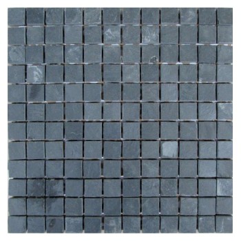 Slate Black 23 Мозаика из сланца Философия мозаики 305x305 мм