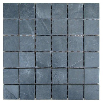 Slate Black 48 Мозаика из сланца Философия мозаики 305x305 мм