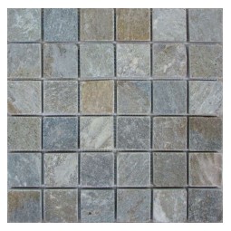 Slate Grey 48 Мозаика из сланца Философия мозаики 305x305 мм