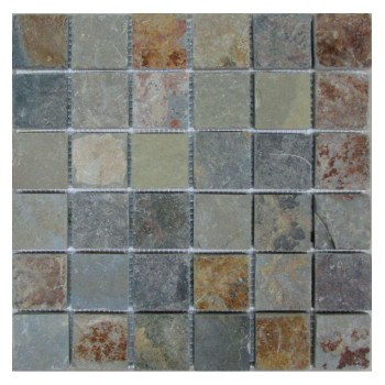 Slate Rusty 48 Мозаика из сланца Философия мозаики 305x305 мм
