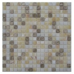 White Cream 15-4T Мраморная мозаика Философия мозаики 300x300 мм