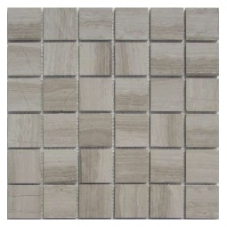 White Wooden 48-4P Мраморная мозаика Философия мозаики 305x305 мм