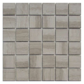 White Wooden 48-4P Мраморная мозаика Философия мозаики 305x305 мм