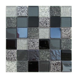 Elements Black Мозаика из камня и стекла Философия мозаики 300x300 мм