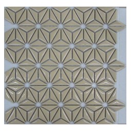 Flowers Beige Керамическая мозаика Философия мозаики 290x300 мм