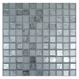 H2502 Стеклянная фольгированная мозаика Философия мозаики 300x300 мм