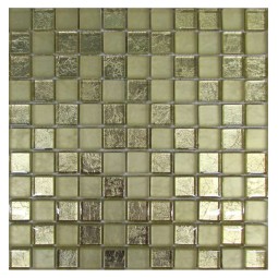 H2510 Стеклянная фольгированная мозаика Философия мозаики 300x300 мм