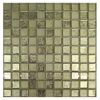 H2510 Стеклянная фольгированная мозаика Философия мозаики 300x300 мм