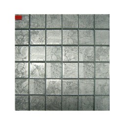 HD602 Стеклянная фольгированная мозаика Философия мозаики 300x300 мм