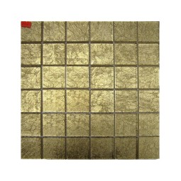 HD610 Стеклянная фольгированная мозаика Философия мозаики 300x300 мм