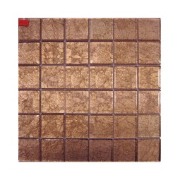 HD632 Стеклянная фольгированная мозаика Философия мозаики 300x300 мм