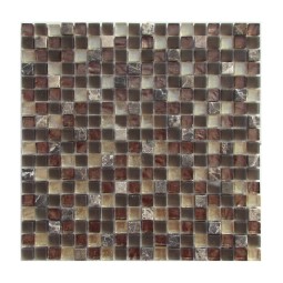 Bronze Emperador Мозаика из камня и стекла Философия мозаики 300x300 мм