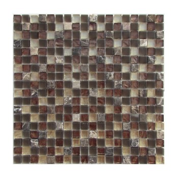 Bronze Emperador Мозаика из камня и стекла Философия мозаики 300x300 мм