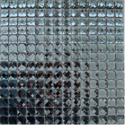 F2X11 Стеклянная мозаика со стразами Керамоград 304x304 мм