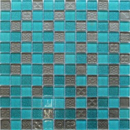 F4.19.52 Стеклянная мозаика Керамоград 300x300 мм