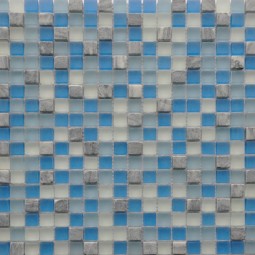 GS083 Мозаика из камня и стекла Керамоград 300x300 мм