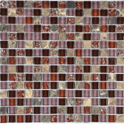 SB154 Мозаика из камня и стекла Керамоград 300x300 мм