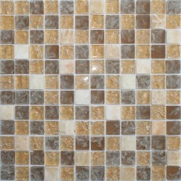SY01 Мозаика из камня и стекла Керамоград 300x300 мм