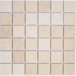 PIX228 Мраморная мозаика PIXEL 305x305 мм