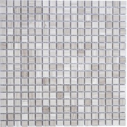 PIX253 Мраморная мозаика PIXEL 305x305 мм