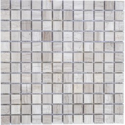 PIX254 Мраморная мозаика PIXEL 305x305 мм