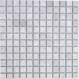 PIX256 Мраморная мозаика PIXEL 305x305 мм